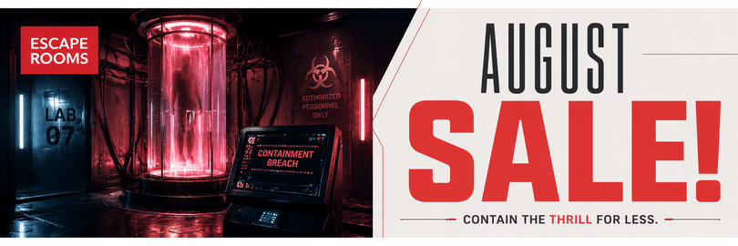August Sale at AIM Escape Rooms London
