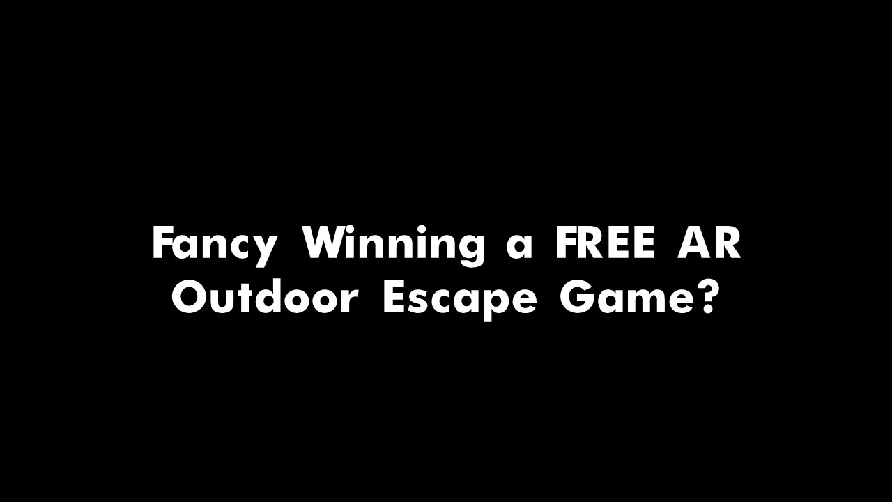 Free Outdoor Escape Game Competition